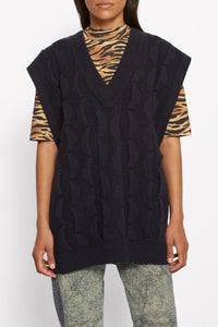 Pull Brune en laine - Navy