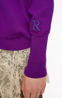 Pull Ella en laine - Violet