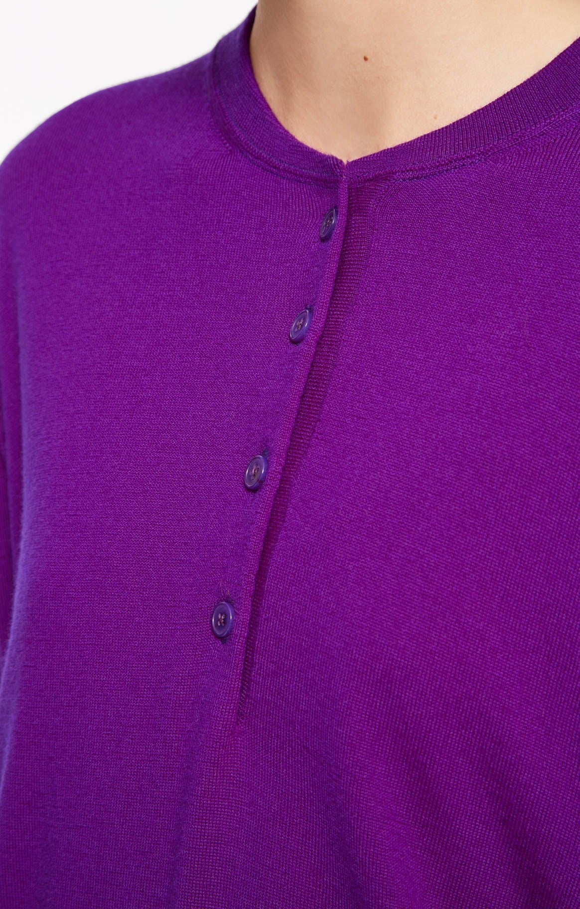 Pull Ella en laine - Violet