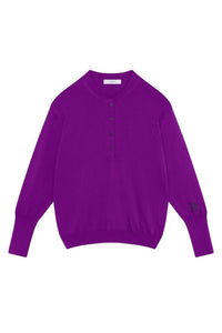 Pull Ella en laine - Violet