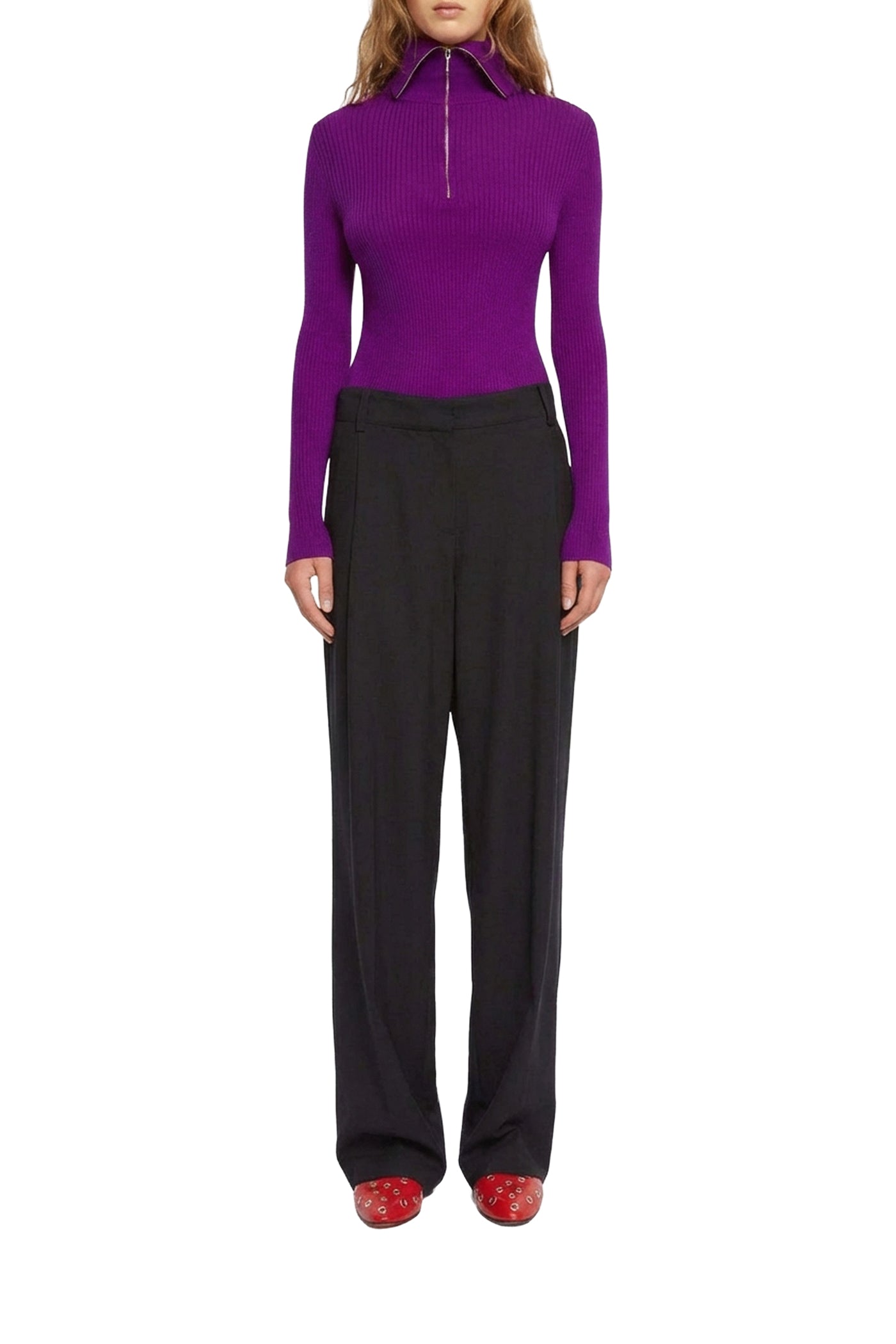 Pull Fool en laine - Violet