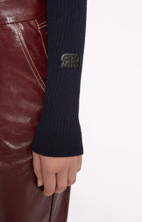Pull Fool en laine - Navy