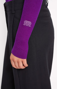 Pull Fool en laine - Violet