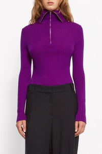 Pull Fool en laine - Violet