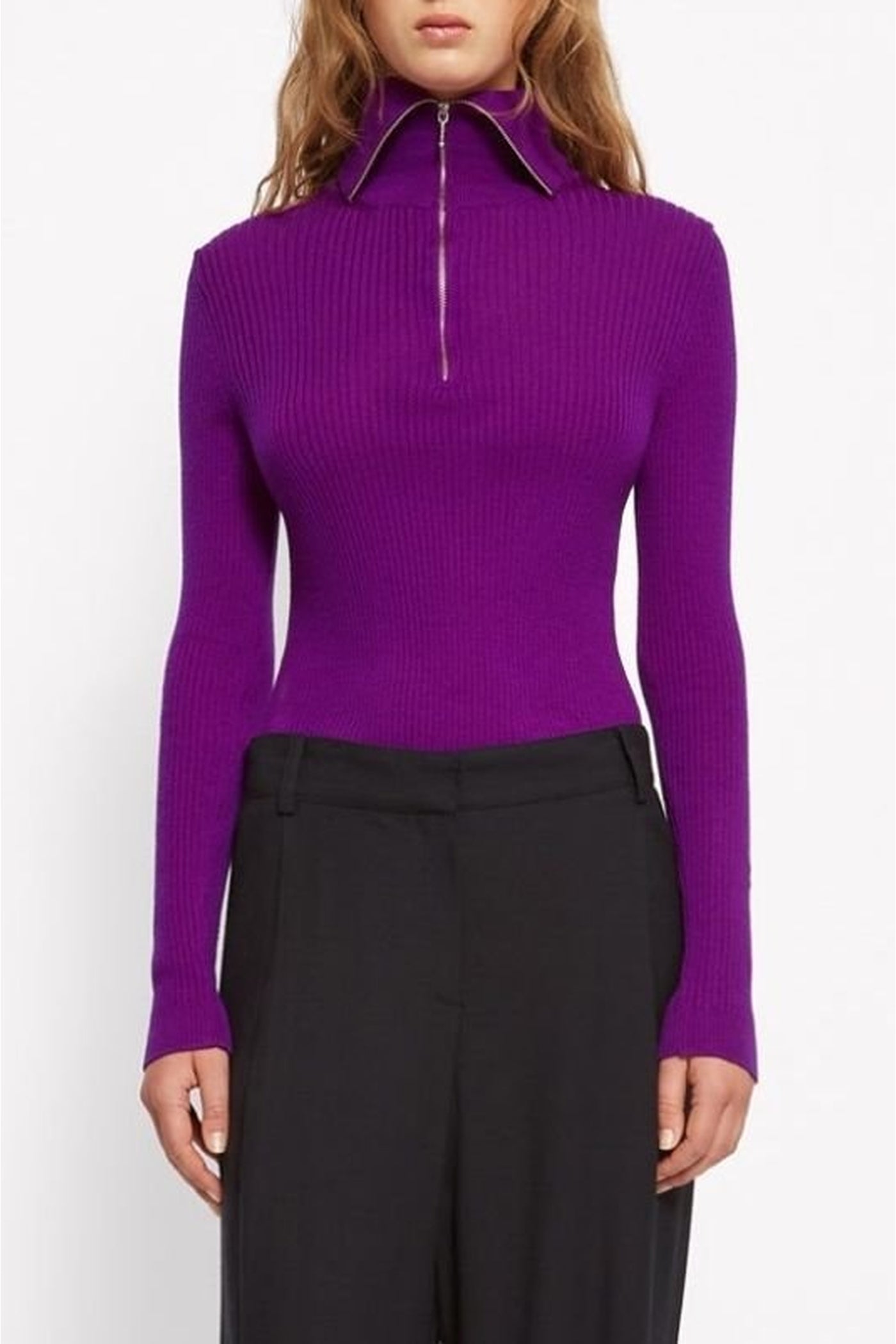 Pull Fool en laine - Violet