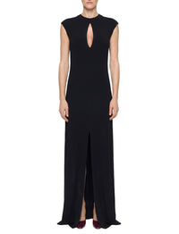 Robe longue Maison ajustée - Black