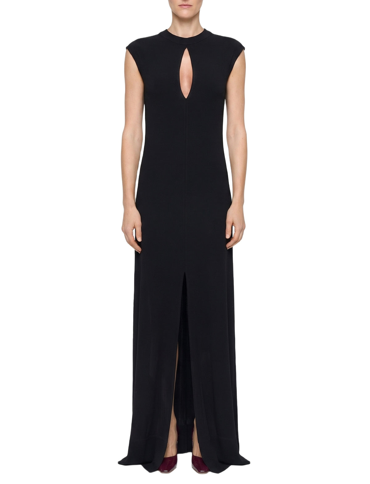 Robe longue Maison ajustée - Black