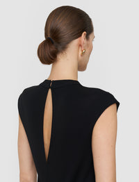 Robe longue Maison ajustée - Black