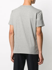 T-shirt à col rond avec écusson - Grey Melange