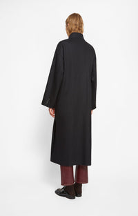Manteau America en laine - Noir