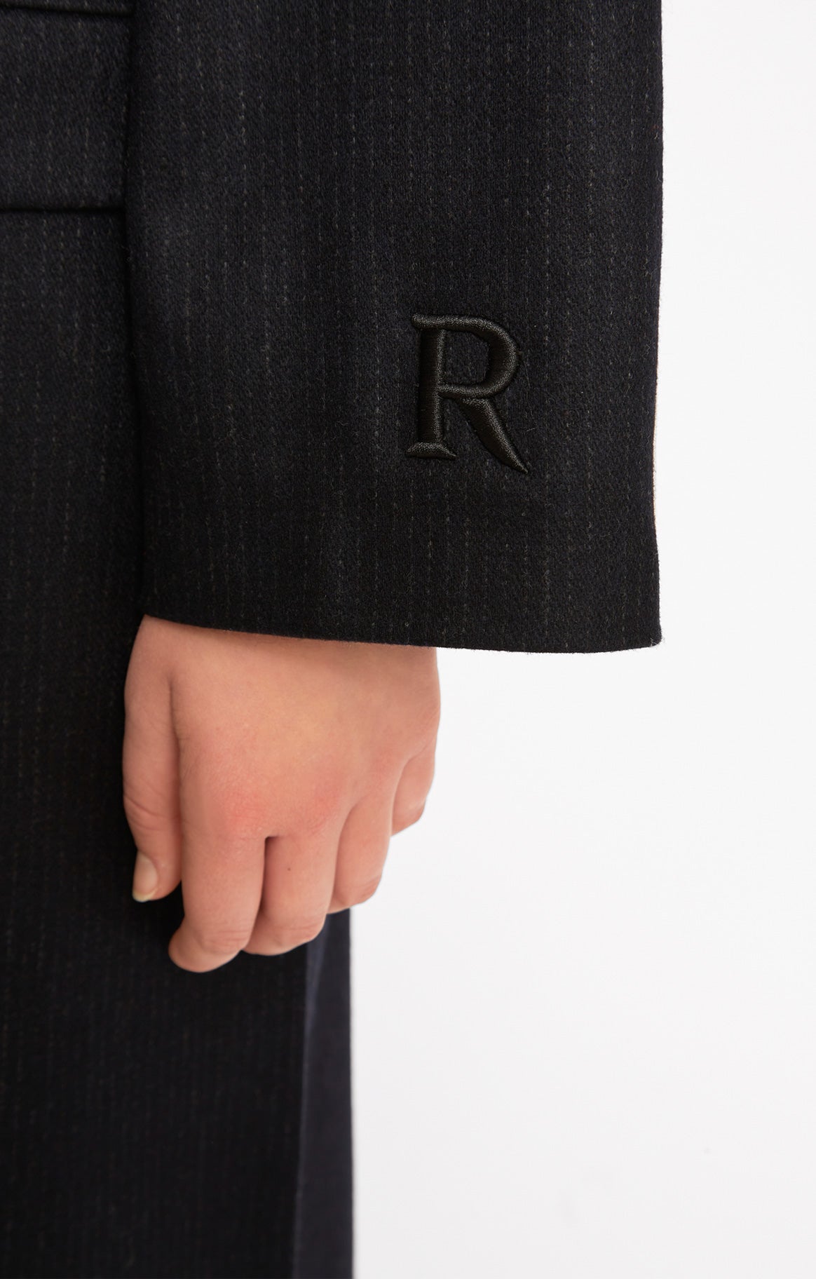 Manteau America en laine - Noir