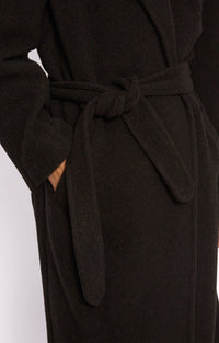 Manteau Max en laine - Chocolat