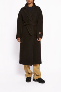 Manteau Max en laine - Chocolat