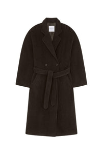 Manteau Max en laine - Chocolat