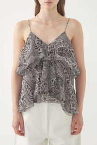 BLACK MARBIE TOP