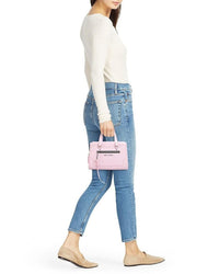 PETIT   Petit sac Small Satchel en cuir - Bubblegum