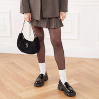 Sac The Curve en fausse fourrure - Black