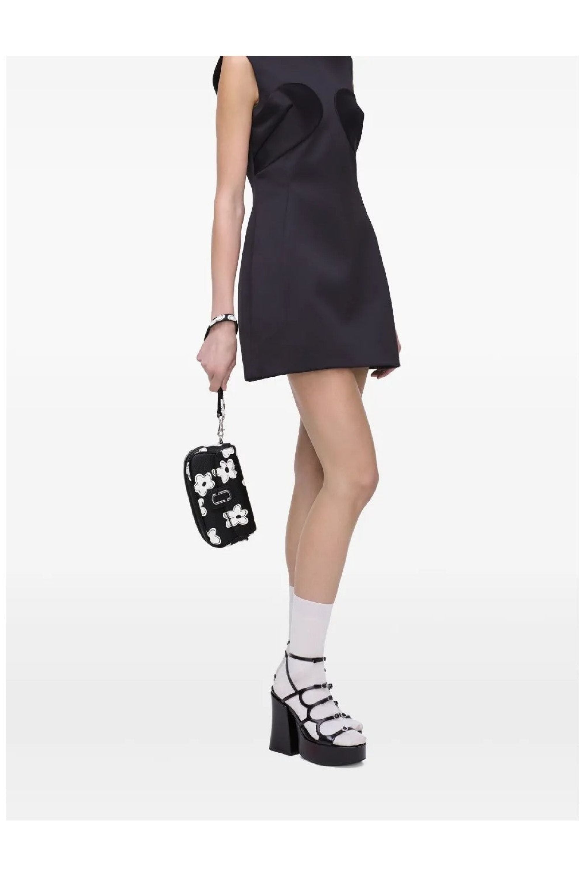 Sac The Clover en cuir - Black & White