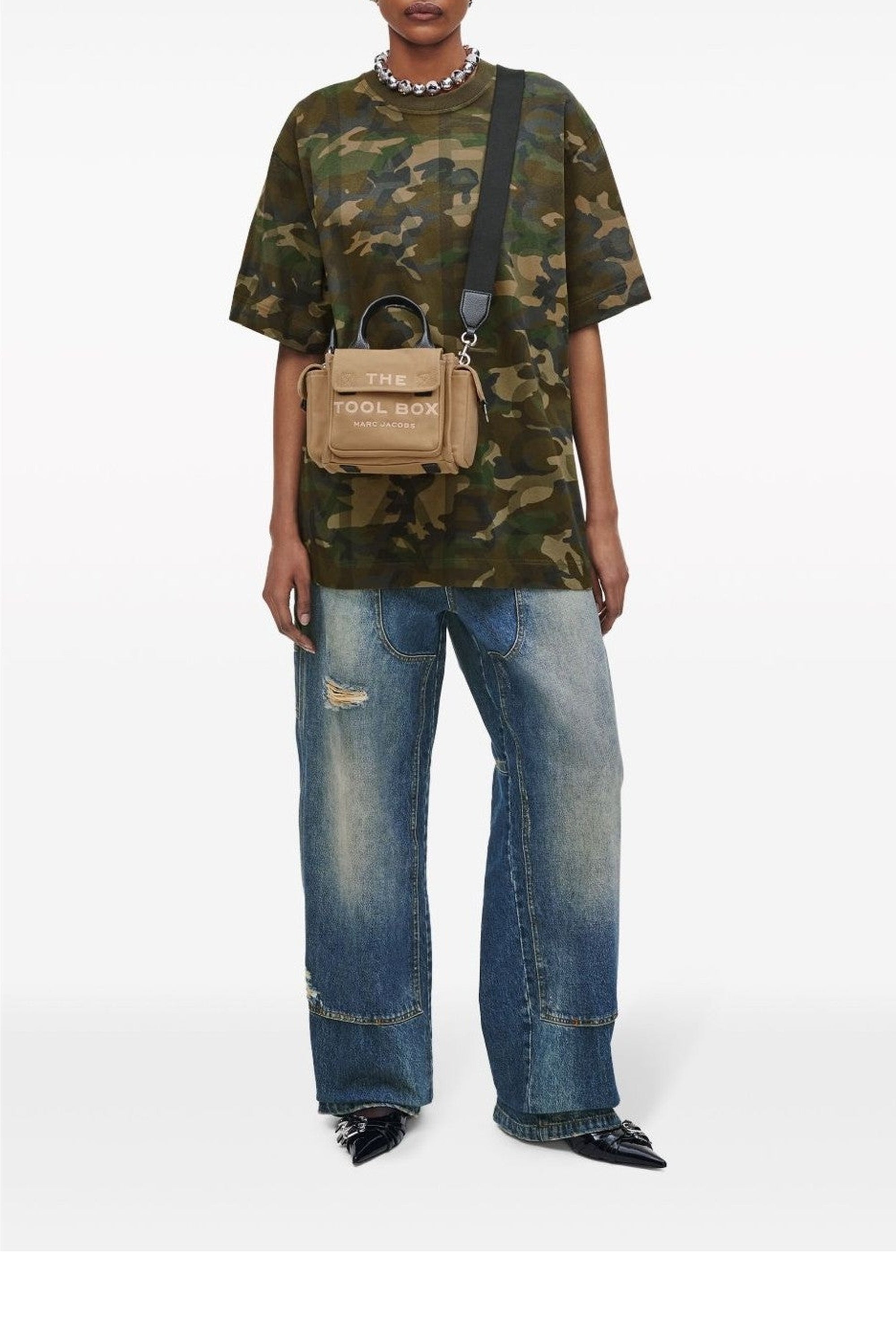 PAS INFO   Sac à bandoulière The Tool Box - Camel