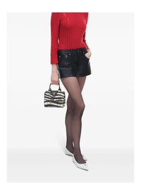 PAS INFO   Sac à bandoulière The Tote Bag en cuir - Black & White