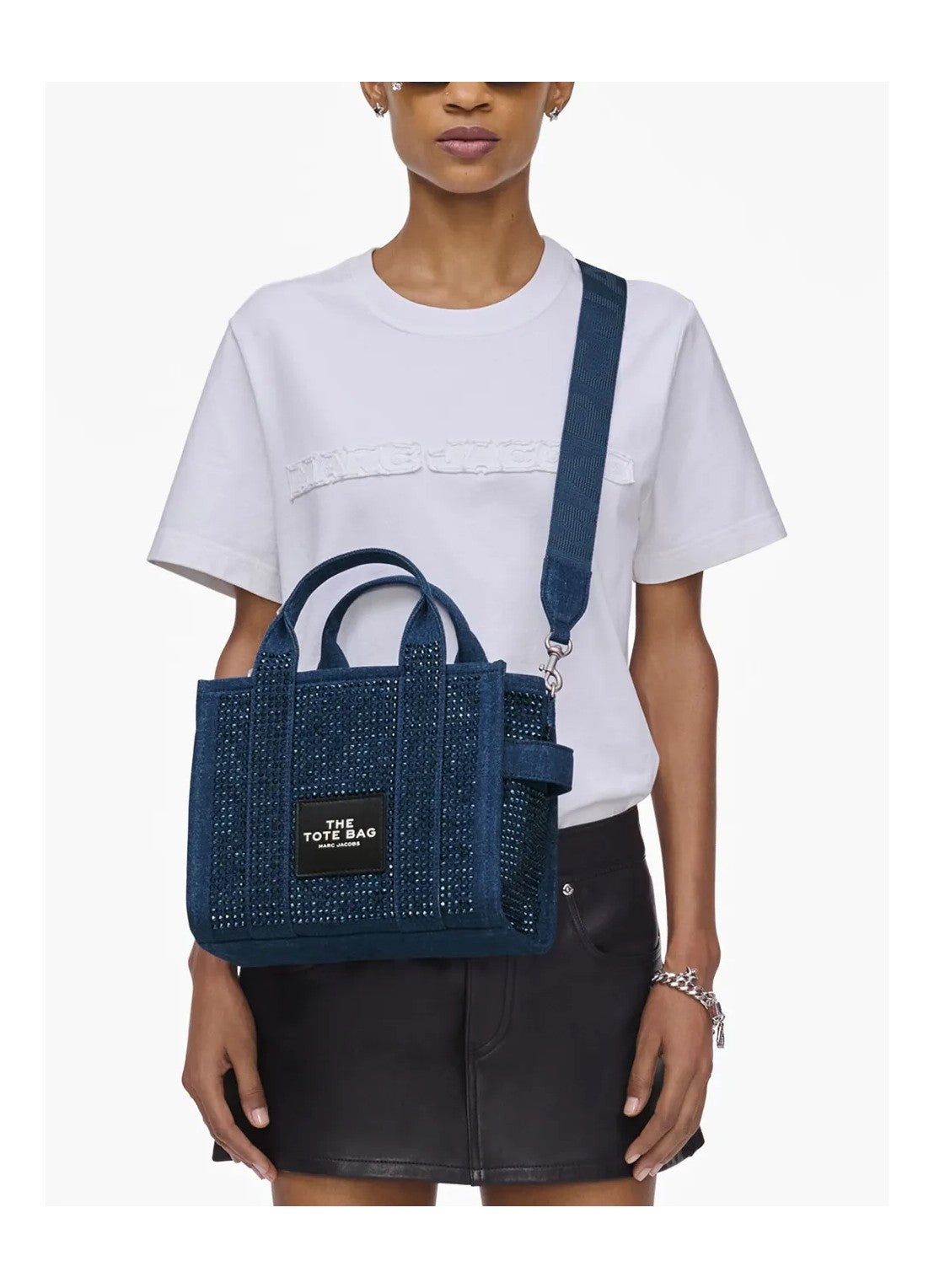 Petit sac à bandoulière The Tote Bag avec strass - Swell Denim