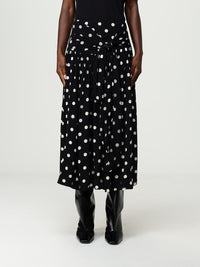 Jupe longue à pois - Black & Ivory