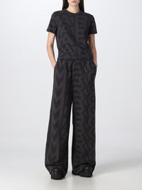 T-shirt Monogram à col rond - Black & Charcoal