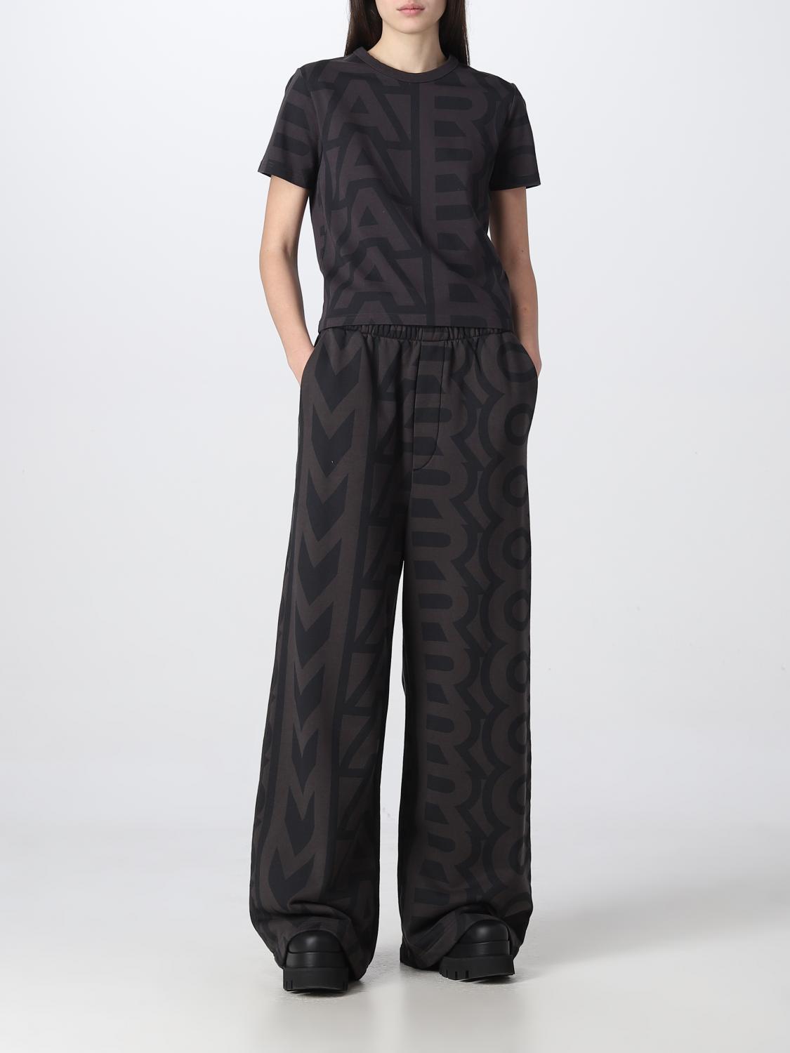 T-shirt Monogram à col rond - Black & Charcoal