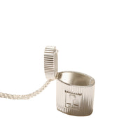 Marcel N°3 silver necklace - Silver