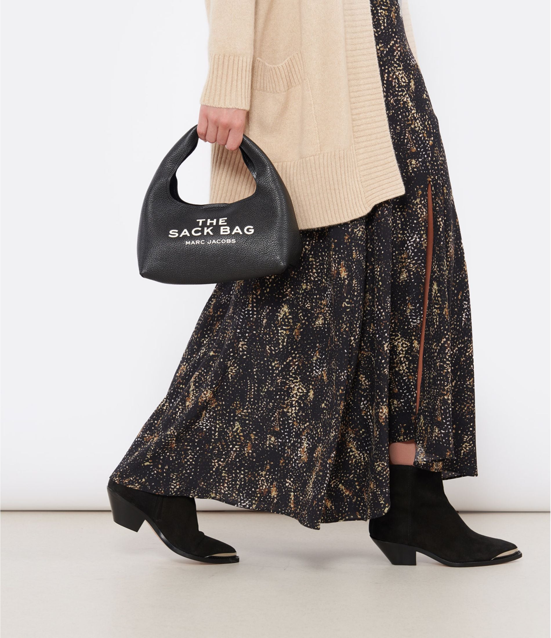 MINI   Mini Sac The Mini Sack en cuir - Black