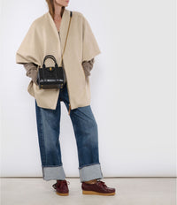 PAS INFO   Sac à bandoulière The Tote Bag en cuir - Black