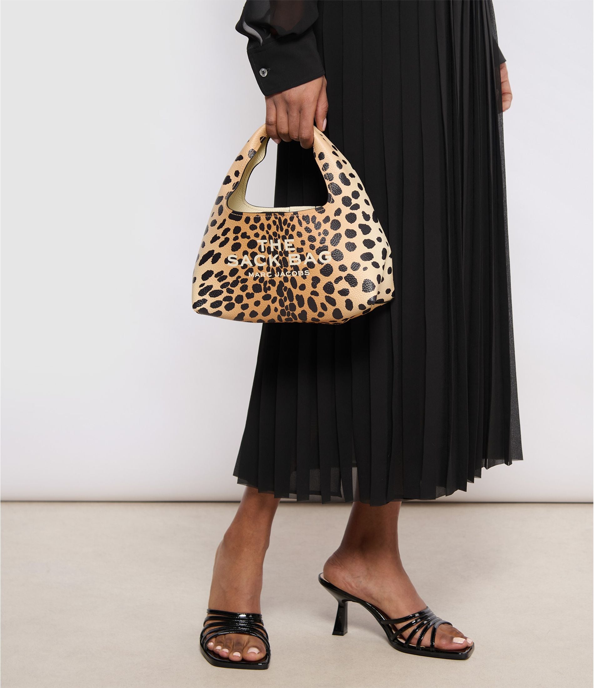 Mini sac Sack imprimé en cuir - Black Multicolor