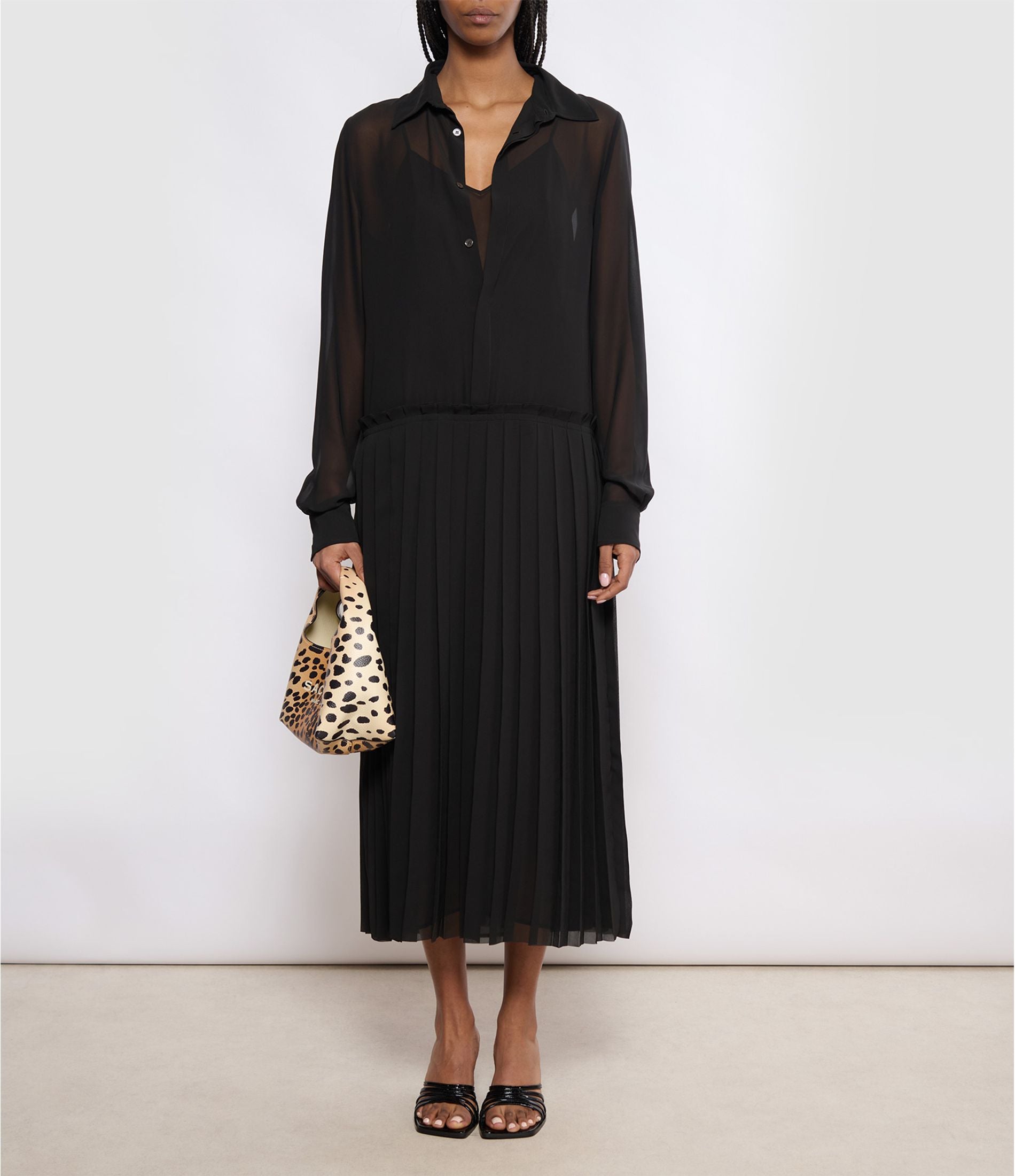 Mini sac Sack imprimé en cuir - Black Multicolor