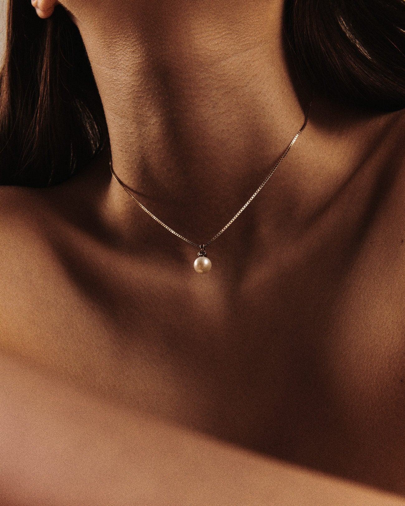 Collier Martha N°1 en or jaune sertie de diamant - Diamant & Perle