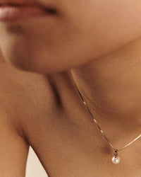 Collier Martha N°1 en or jaune sertie de diamant - Diamant & Perle