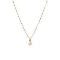 Collier Martha N°1 en or jaune sertie de diamant - Diamant & Perle