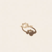 Bague Martha N°2 en or jaune avec diamant - Diamant & Perle
