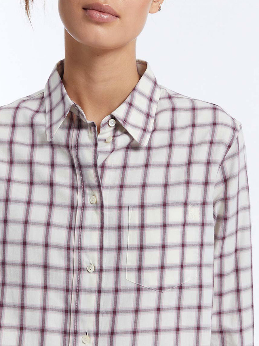 1qty RELIQUAT 65€ 0%  / Chemise droite Maureen - Pink Multicolor