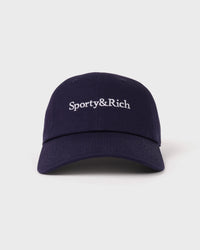 Casquette de tennis pour enfant avec logo Serif - Bleu marine foncé