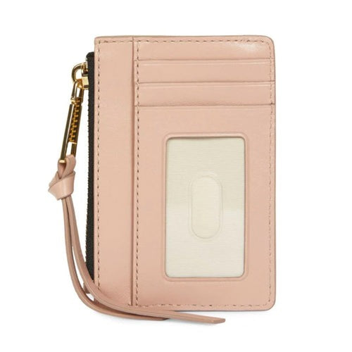 Pochette à zip matelassée - Nude