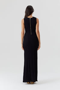 Robe longue Meli - Black