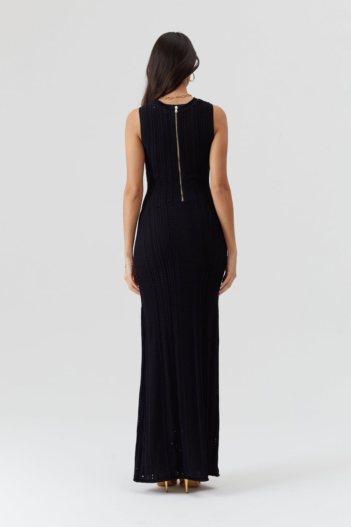 Robe longue Meli - Black