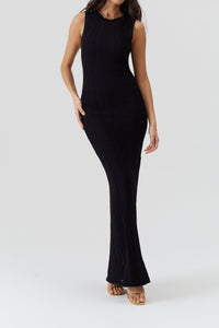 Robe longue Meli - Black