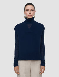 Indigo Top Maille - Indigo