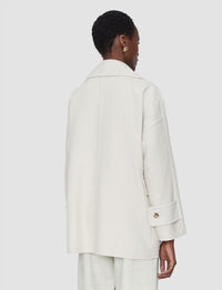 Veste Menas en laine et soie - Marble Melange