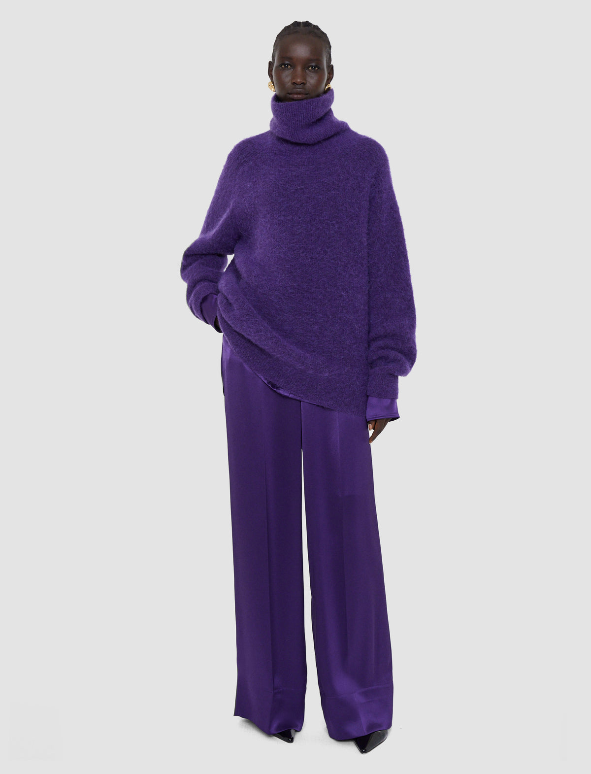 Violet Top Maille - Violet