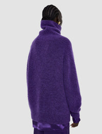Violet Top Maille - Violet
