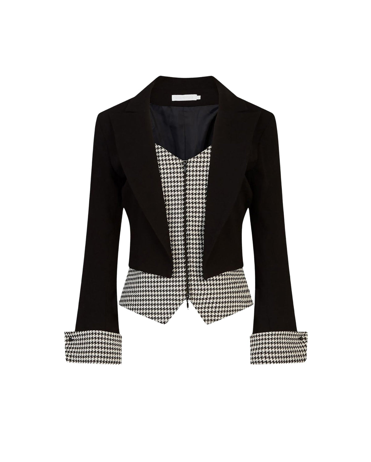 Veste Mia à empiècements - Black