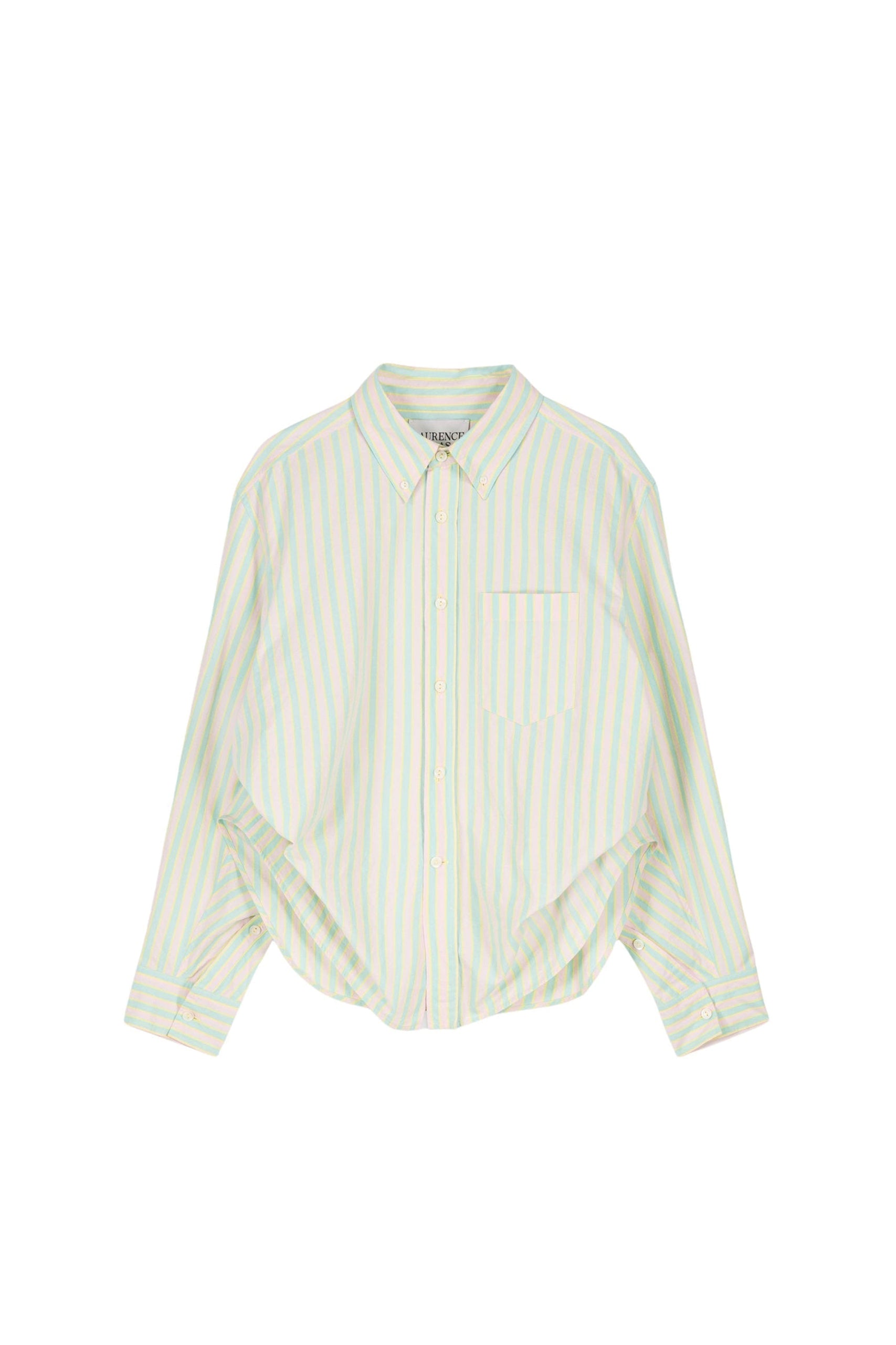 Blouse Mick coupe droite classique - Blue