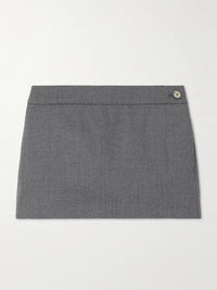 Micro Mini Skirt - Charcoal